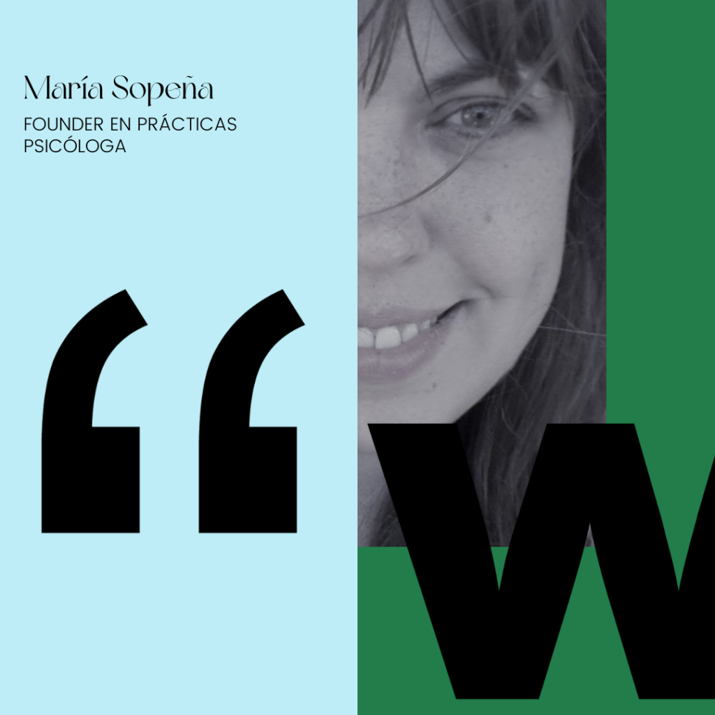 maría sopeña, fundadora del centro de psicología we are